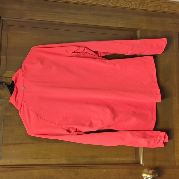 Nike Running Nike dry fit size Large fluorescent orange quarter zip - Picture 3 of 3